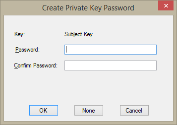 Private Key Password