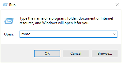 Windows Run Dialog